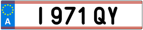 Truck License Plate